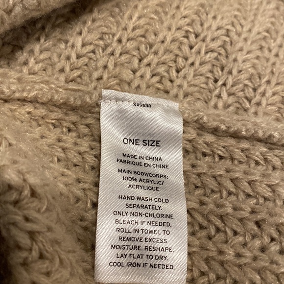 Womens Nordstrom cardigan soft neutral workwear one size hi lo hem - Picture 6 of 6